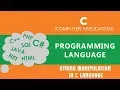 52 String Manipulation in C language Program for Reversing the String - C Language