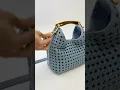 Download Lagu Our Small Boomerang Woven Leather Artic Blue💫 #bag #elleme #handbags #ellemebags