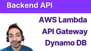 Developing an API backend AWS Lambda API Gateway DynamoDB