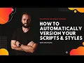 How to automatically version enqueued scripts stylesheets in WordPress