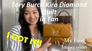 Download Tory Burch Kira Diamond Quilt Bag - Tan (New Color) Unboxing MP3