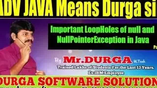 Important LoopHoles of null and NullPointerException in Java Part - 1
