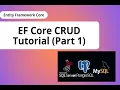 Entity Framework Core CRUD Example - Part 1