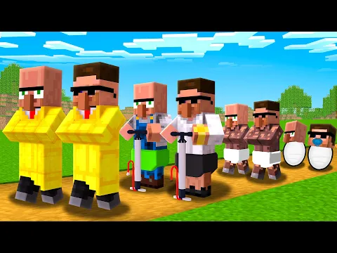 Video Thumbnail: From Poor Baby Villager to Rich Villager in Minecraft..