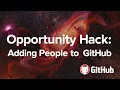 Adding People to Github Repo