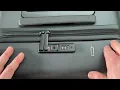 How to setup and use a TSA luggage number locks on a LEVEL8 Rolling Carry on Luggage Lock DIY