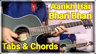 Download Aankh Hai Bhari Bhari Guitar Tabs with Backing Track | Tum Se Acha Kon Hai MP3