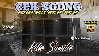  cek sound kendang jaipong mantab parah high mid di jamin ngeplak ngeplak mbun mbunan