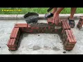 Crafts With Cement - Outdoor Kitchen From Red Brick