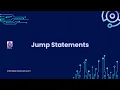 Java Essentials Blueprint - Jump Statements
