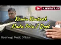 KAWIN KONTRAK - KARAOKE || NADA PRIA COWOK / DUET || Versi Koplo || Arya Galih ft Shinta Arsinta