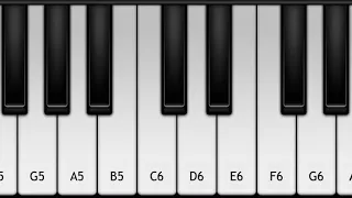 86 تعليم عزف اغنية غير الناس راشد الماجد على بيانو الجوال 