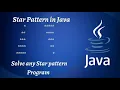 Star Pattern Programs in Java Hindi Java Full Course