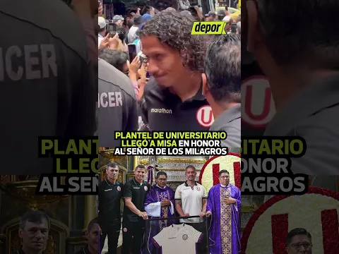 Universitario de Deportes participa en tradicional misa del Señor de los Milagros | Depor