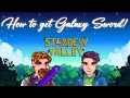 Stardew Valley How to get the Galaxy Sword