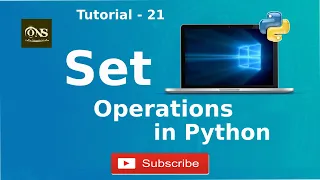 What is Set Operations in Python in hindi Tutorial - 21 Python Tutorial