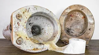 Toilet Restoration ASMR | Oddly Satisfying Transformation