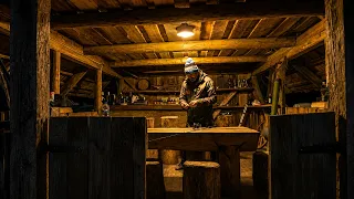 Рыбалка с ночёвками в лесной избушке. Форель, хариус и баня