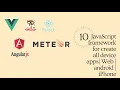 Top 10 JavaScript frameworks Big 10 JavaScript frameworks Best 10 JavaScript frameworks
