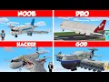 Download Lagu Minecraft AIRPLANE HOUSE BUILD CHALLENGE - NOOB vs PRO vs HACKER vs GOD / Animation