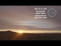 Summer Solstice Midnight Sun - 24 hours of daylight at Eagle Summit Alaska