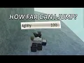 How far can I jump with MAX agility Deepwoken