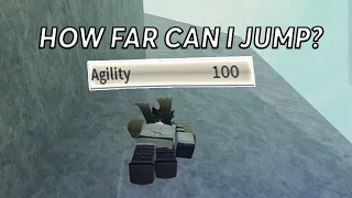 How far can I jump with MAX agility Deepwoken