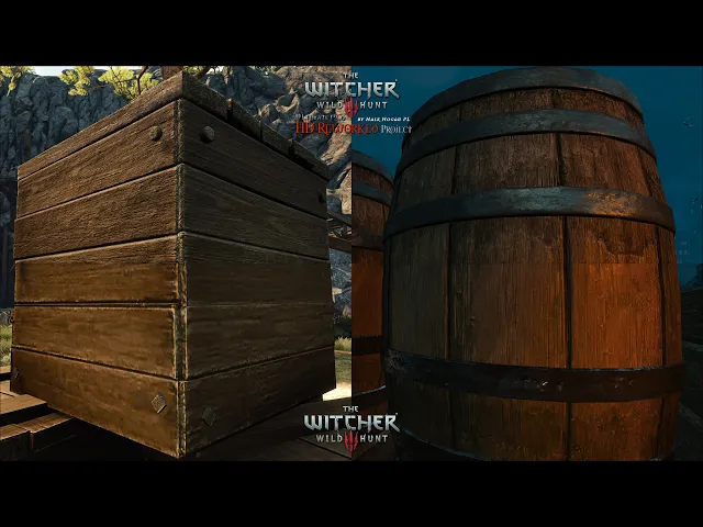 The Witcher 3 HD Reworked Project 12.0 Ultimate - Environment Objects Quality Preview