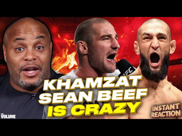 Video: Daniel Cormier REACTS to INSANE Khamzat Chimaev & Sean Strickland BEEF ahead of UFC 328