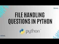 File Handling in Python - Beginner Practice Quiz with Solutions