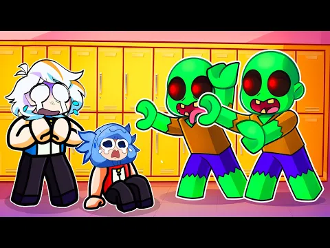 Video Thumbnail: ESCAPA DE LA ESCUELA ZOMBIE CON MI HERMANO PEQUEÑO COMPLETO (FIELD TRIP Z ROBLOX)