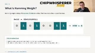Decrypting AES with Hamming Weight