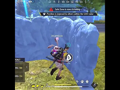Free Fire Last Zone Comedy Booyah 🫣 #shorts #short #bigdreamgaming