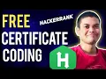 get free certificate for coding on hakerRank best certificate for coding in 2022