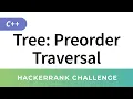 Tree Preorder Traversal - HackerRank Data Structures Solutions in