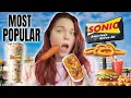 Sonic Drive-In s MOST Popular Menu Items