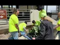Spring inmate planting outside the Pennington County jail IGNITE 2026