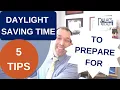 5 Tips to Prepare for Daylight Saving Time DST