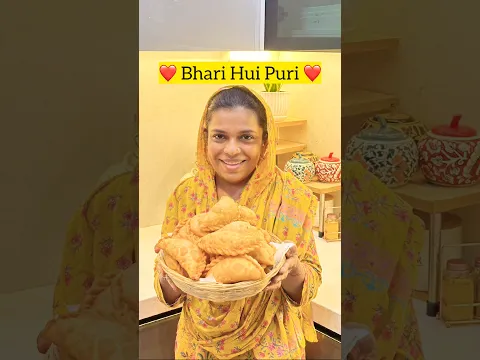 Eid Milad Un Nabi Special Bhari Hui Puri Recipe ✨❤️ #bharihuipuri #eidmiladunnabi #specialrecipe