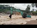 Lagu MENEGANGKAN DAN JANTUNGAN‼️EXCAVATOR KOBELCO MENANTANG MAVT DIJALAN PUTUS BATU BUSUAK PADANG