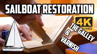 Sail Life – Galley test fit & varnish – DIY sailboat restoration / repair update