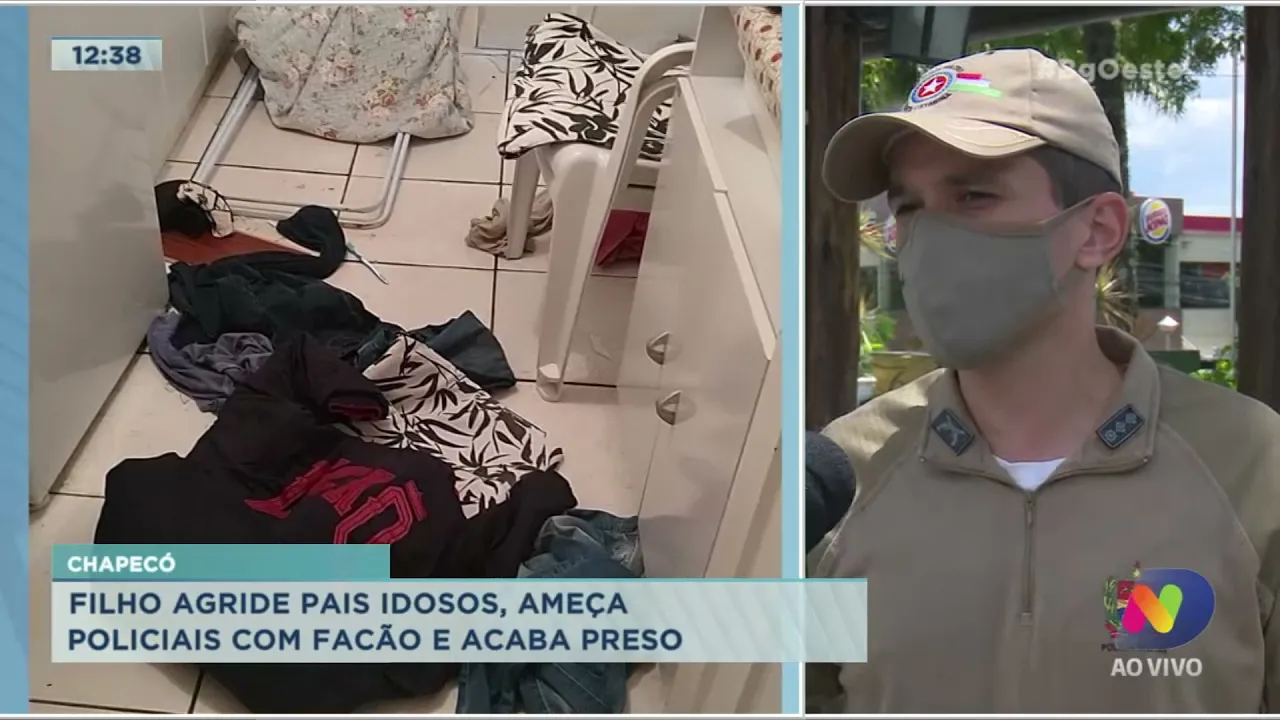 Casos de agressões contra ex-esposa e pais idosos são registrados em Chapecó