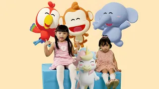 CIPAK CIPUK - AMEENA (3 y old), AZURA (2 y old) Feat Baba Lili Tata (Balita) #zumee