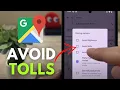 How to Avoid Tolls on Google Maps - Free Route Option