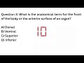 Anatomical Terminology Trivia Test Your Knowledge of the Human Body