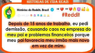 Depois de 15 anos de trabalho, eu pedi demissão, causando caos...  #história  vingança reddit