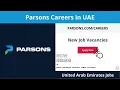 Parsons Careers in UAE 2023 New Job Openings