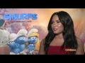 Demi Lovato Joe Manganiello play smurfs in Smurfs The Lost Village