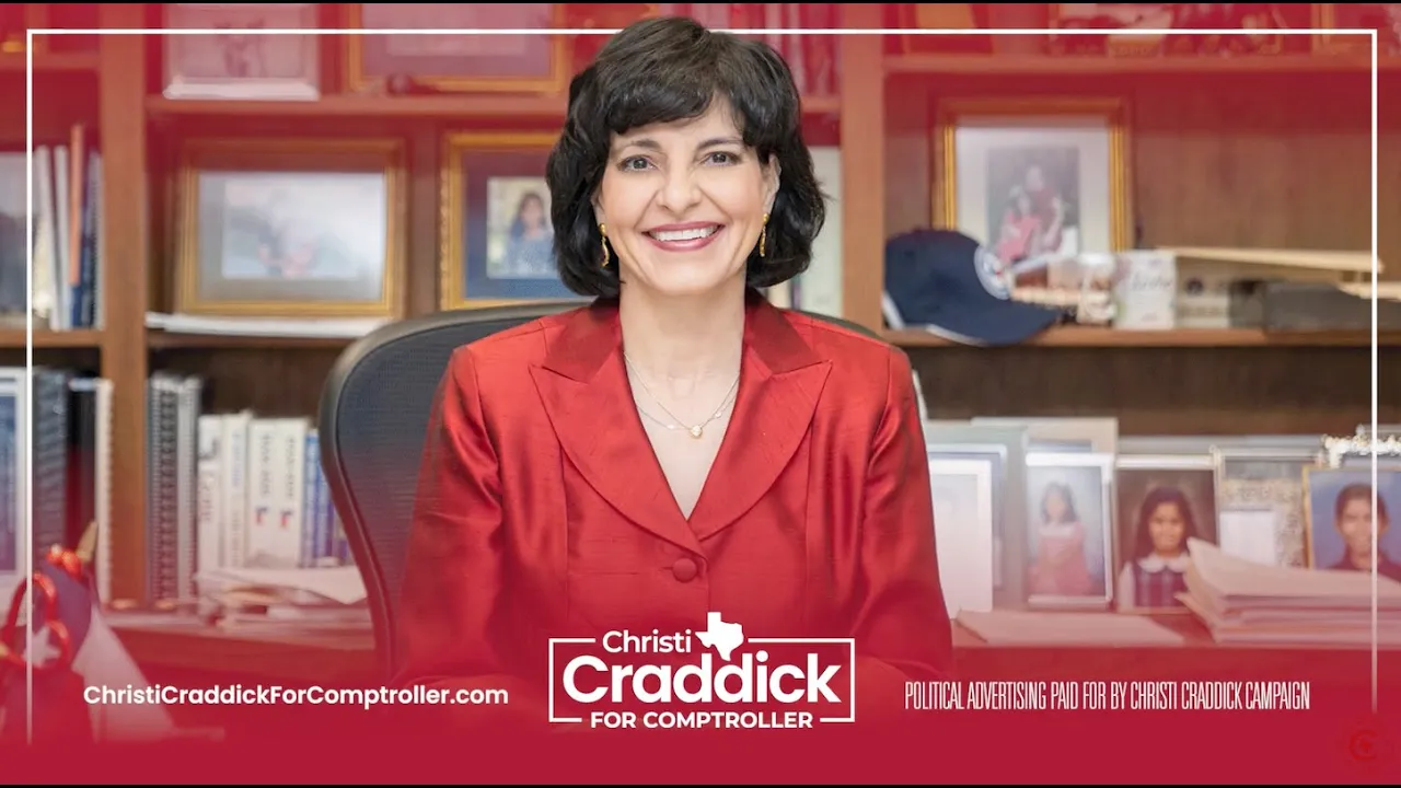 Christi Craddick for Comptroller — Christi Craddick for Comptroller Campaign Ad (YouTube video ad)