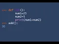 Python programming using procedures and functions